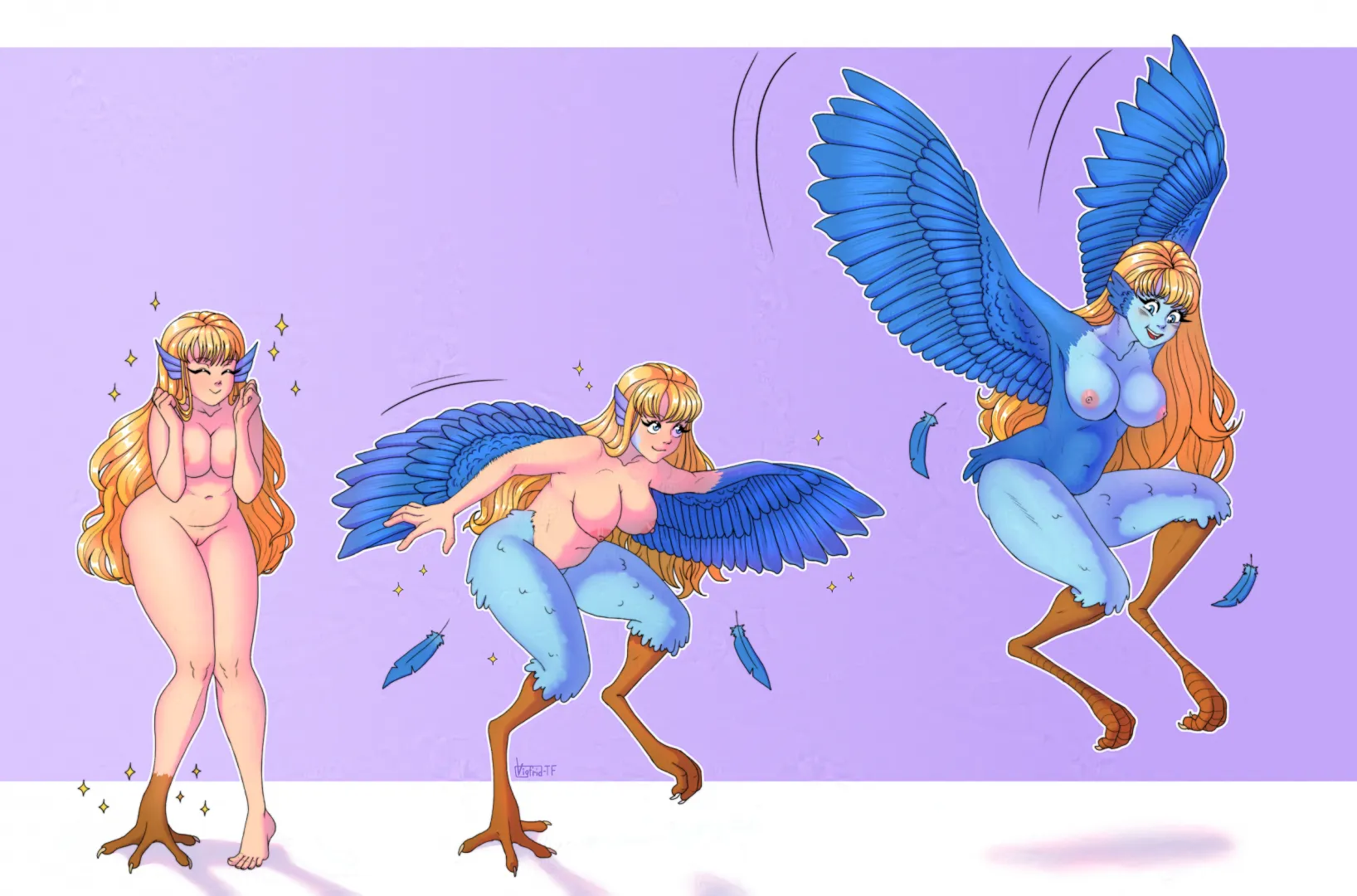 Harpy Transformation by Vigfrid-TF posted by JudithNeff