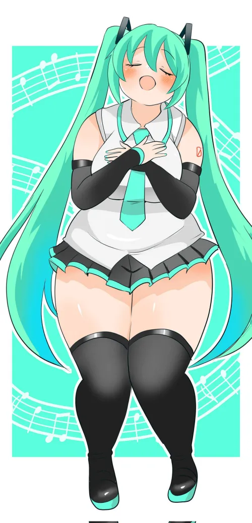 Hatsune Miku singing her heart out (toysikisizuoka) [Vocaloid] by LafterMastr