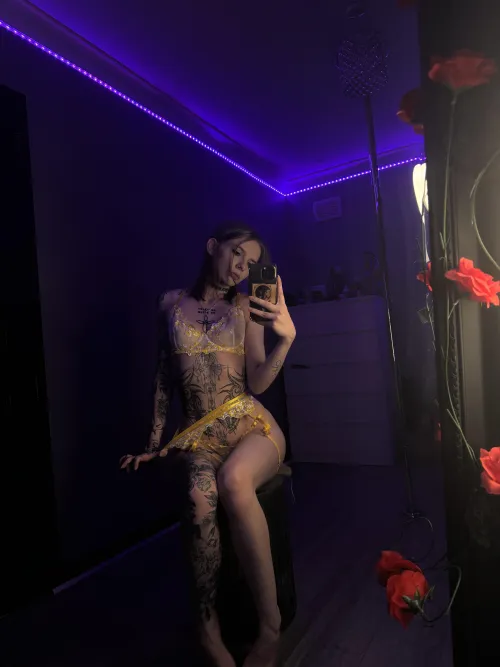 have you seen my new pussy lip tattoo yet? by goddessmymy777