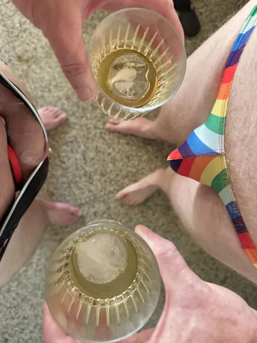 Having a drink with a buddy by coffeeguy04