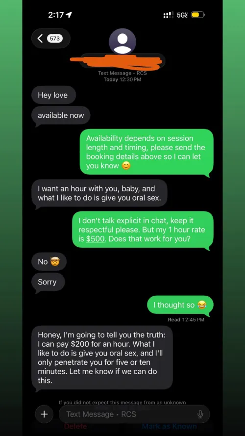 He Couldn't Afford the Hour, So He Offered a Shorter Performance by queenleia190