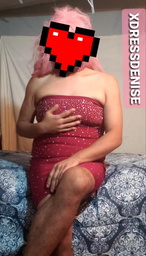 Heart pounding: sister's dress so close I can almost touch it. Twirl in the shadows? Or wait for your command? by xDGxCDx2