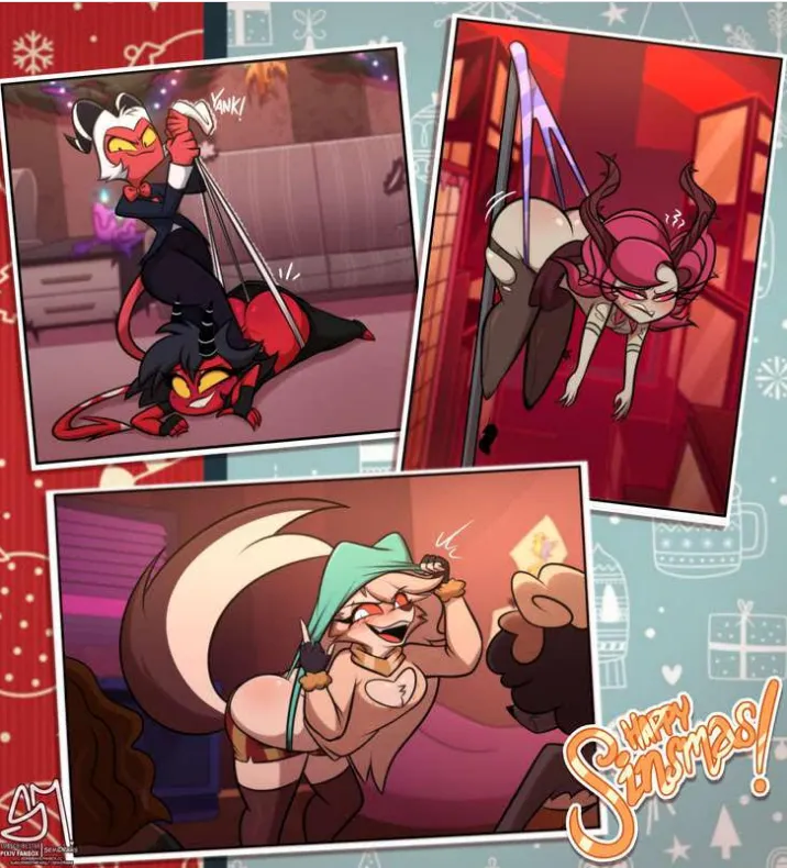 Helluba Boss Happy Sinsmas photos wedgie scenes Millie and Loona semidraws posted by Fair_Championship471