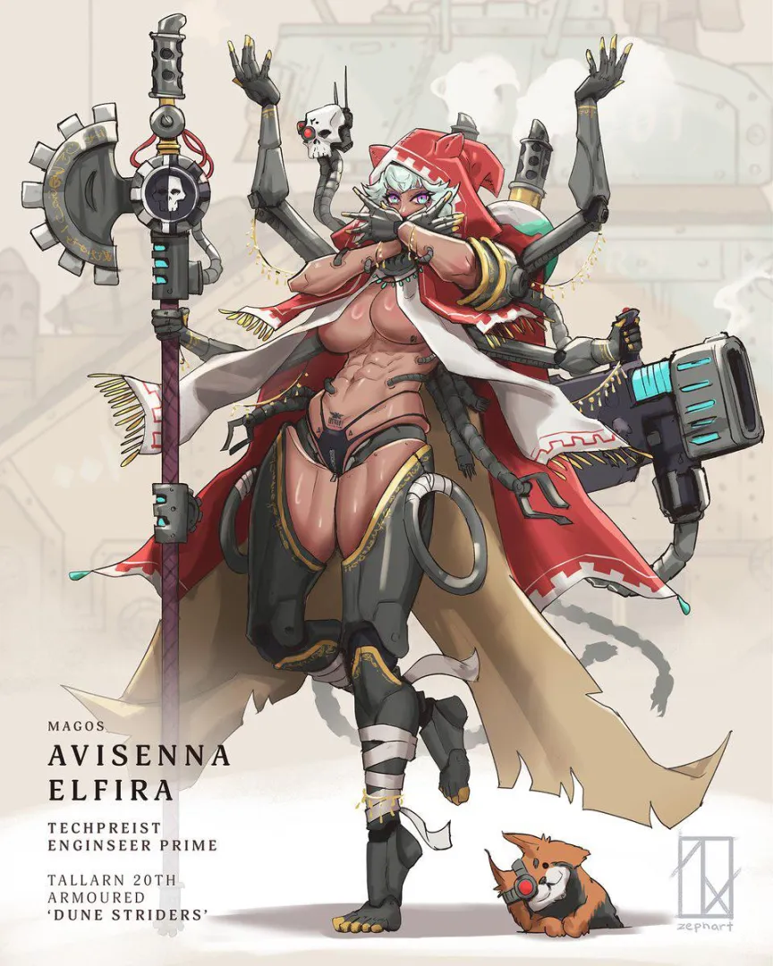 Help her in the rite of lubrication by @zephart_ posted by ChaosMarine123