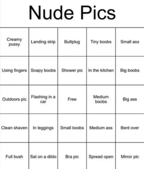 Help me fill out the bingo card cucks. by OperationSerious1683