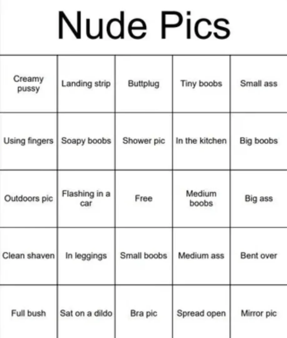 Help me fill out the bingo card cucks. posted by OperationSerious1683