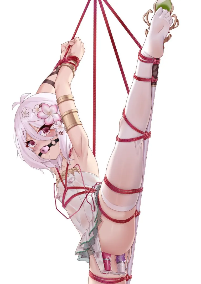 helpless suspension milking posted by neonnkitten