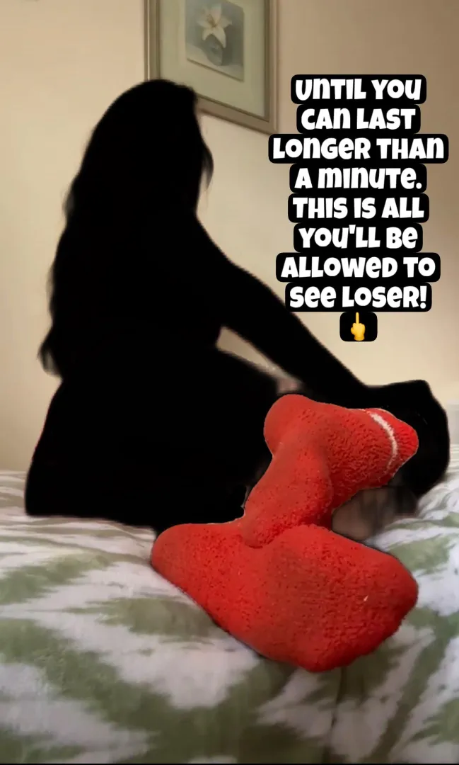 Her body is way too much for you beta. Stick to socks.  posted by Low_Alternative_5891