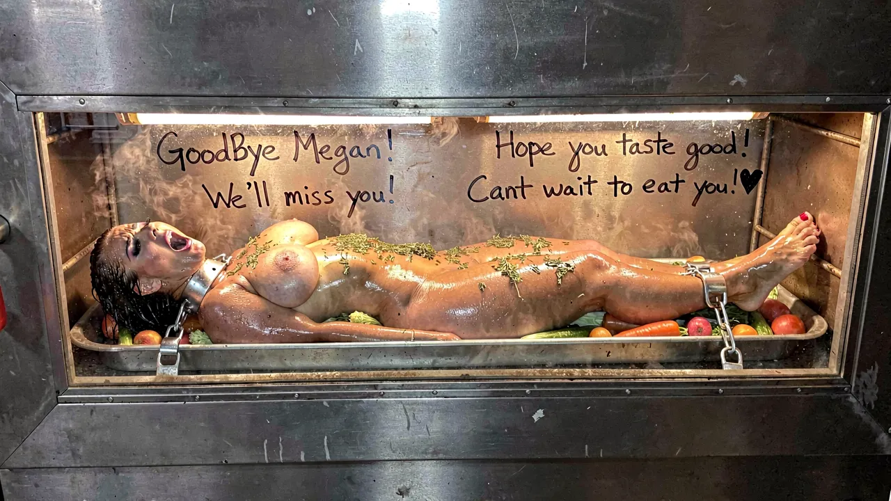 Her coworkers wrote her some nice messages on the oven window before they cooked her posted by Joshua_Phoenix