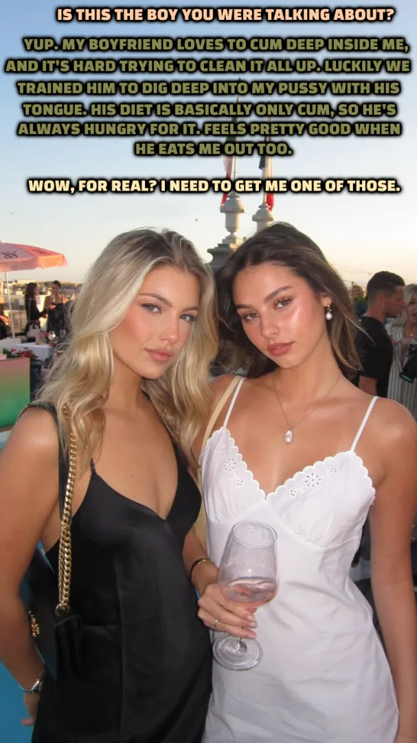 Her cum cleaner posted by LockedUpEternity