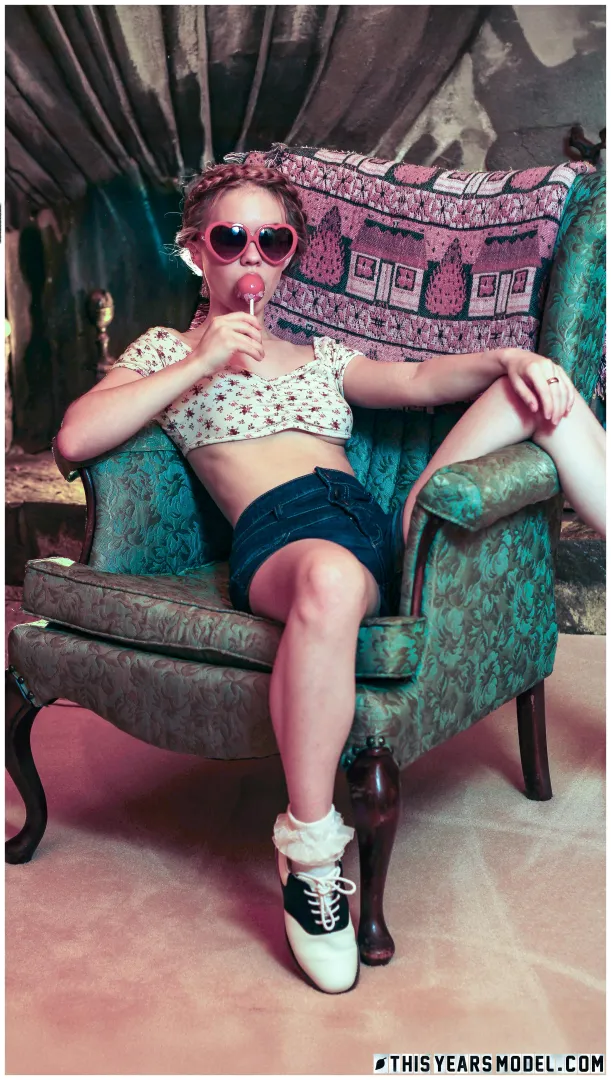 Her Lolita tribute sums up her beauty creativity and sexuality in one shoot. Amazing! posted by AdultArtProject