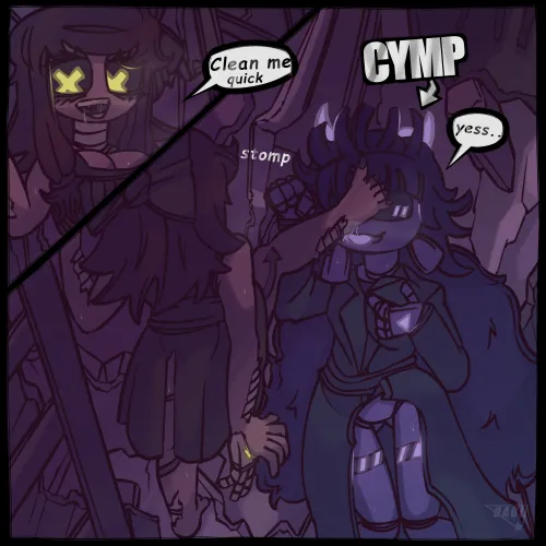 her new feet cleaner by Whuupuu_