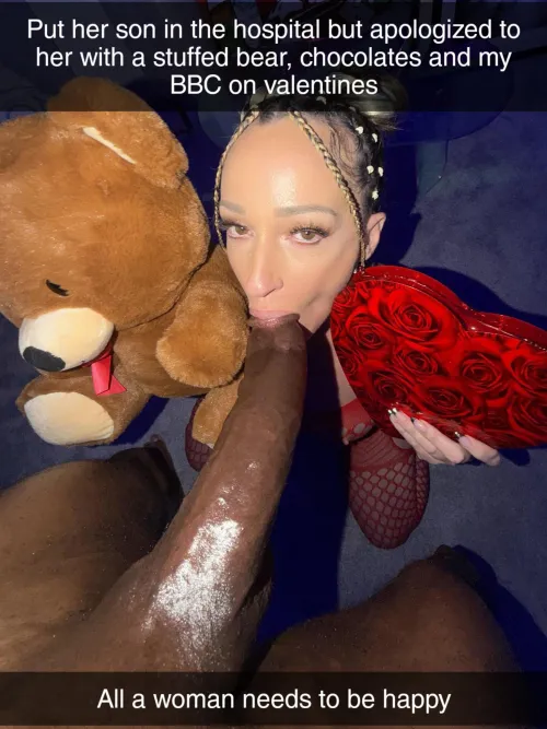 Her son is at the hospital but at least she gets gifts on valentines (no imagefap) by Captionsforever