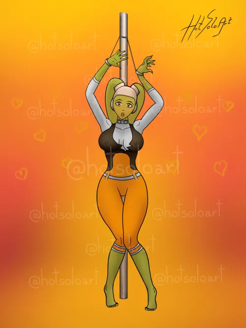 Hera Syndulla didn’t expect to get caught… and now she’s not sure she wants to escape (HotSoloArt) by HotSoloArt