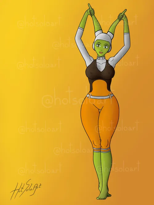 Hera Syndulla fan art - Digital art  (HotSoloArt) by HotSoloArt