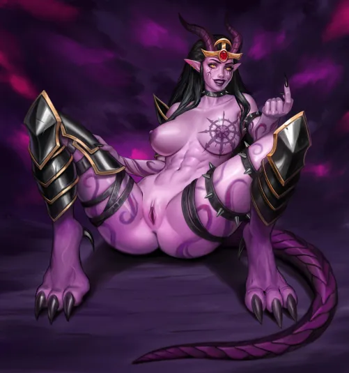 Herald of Slaanesh by @PunkArtNSFW by ChaosMarine123