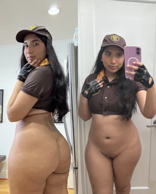 Here to deliver the big brown ass you ordered by Sweetndbrown