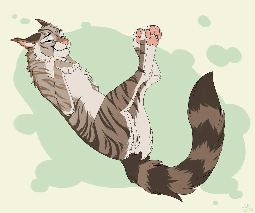 Here’s a sexy cat!~ (Artist: Caraluca) posted by Spaghetti_Lorde