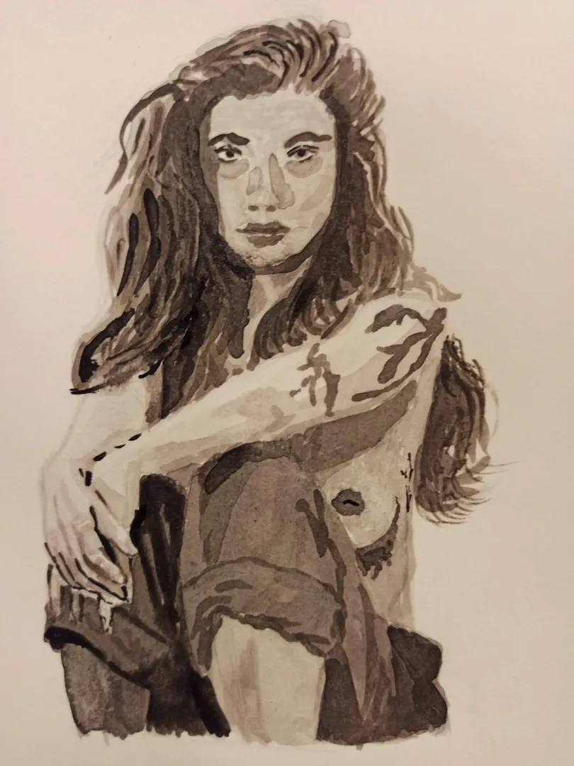 He's all I think about at night, ink posted by Piwi_Q