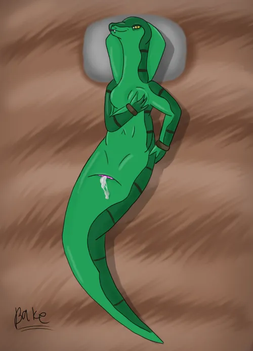 Heska always make sure none of her visitors leaves unsatisfied [F] (OC by me) by Bake_a_snake