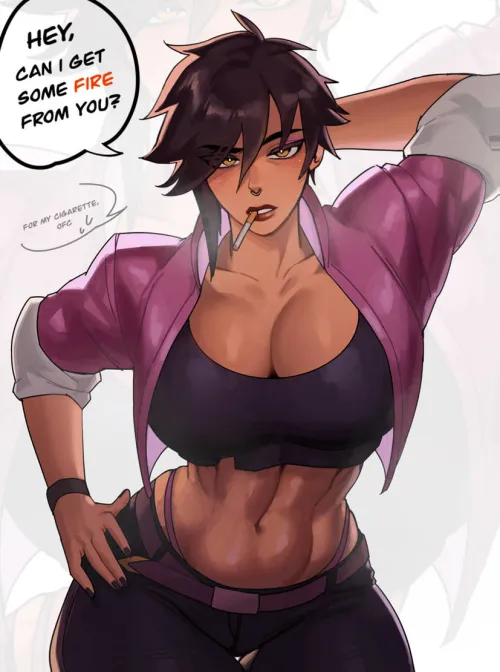 Hey, can i get some fire from you? (lloid) by justonepeeks