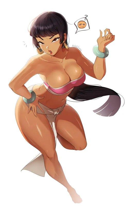 Hey Chel, why the angry face? (Salm0n0range) by RokReaper