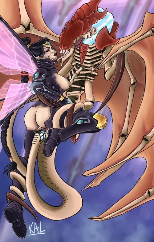 High altitude Tyranid encounter by @BirbArtist by ChaosMarine123