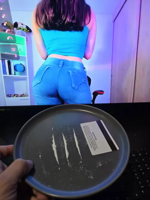 High, horny and doing lines solo nothing better by Key-Visit-5934