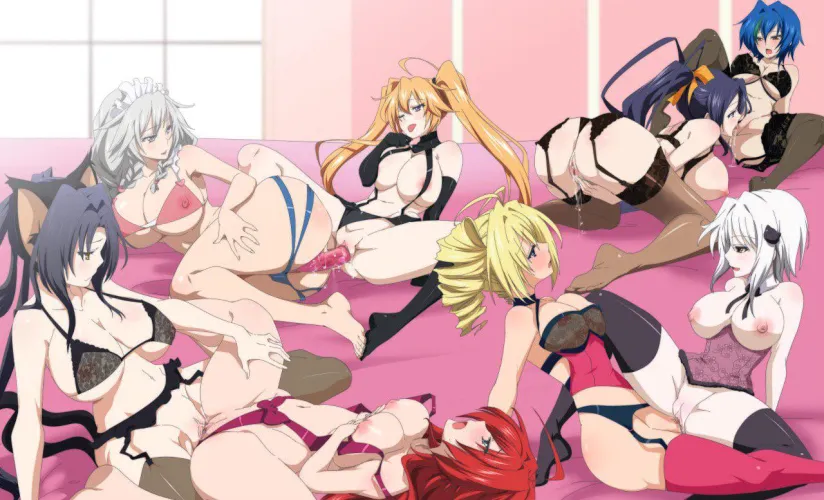 High School DxD girls by _JadeLullaby