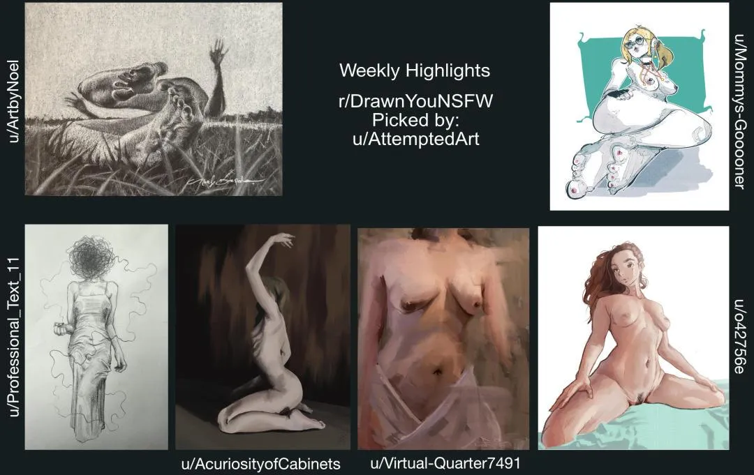 Highlights a la AtteptedArt posted by DrawnYouNSFW