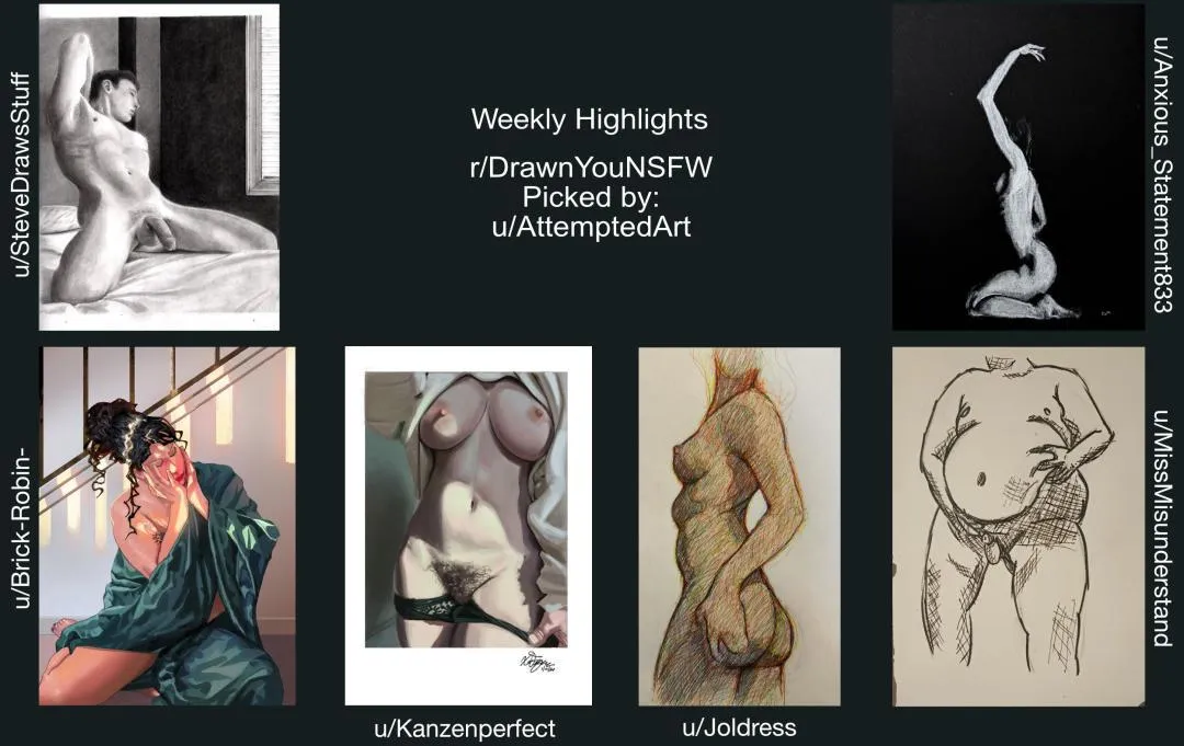 Highlights a la AtteptedArt posted by DrawnYouNSFW