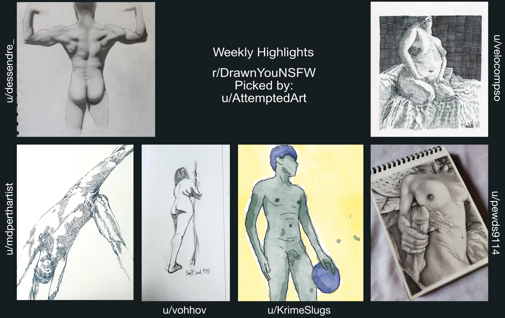 Highlights a la AtteptedArt posted by DrawnYouNSFW