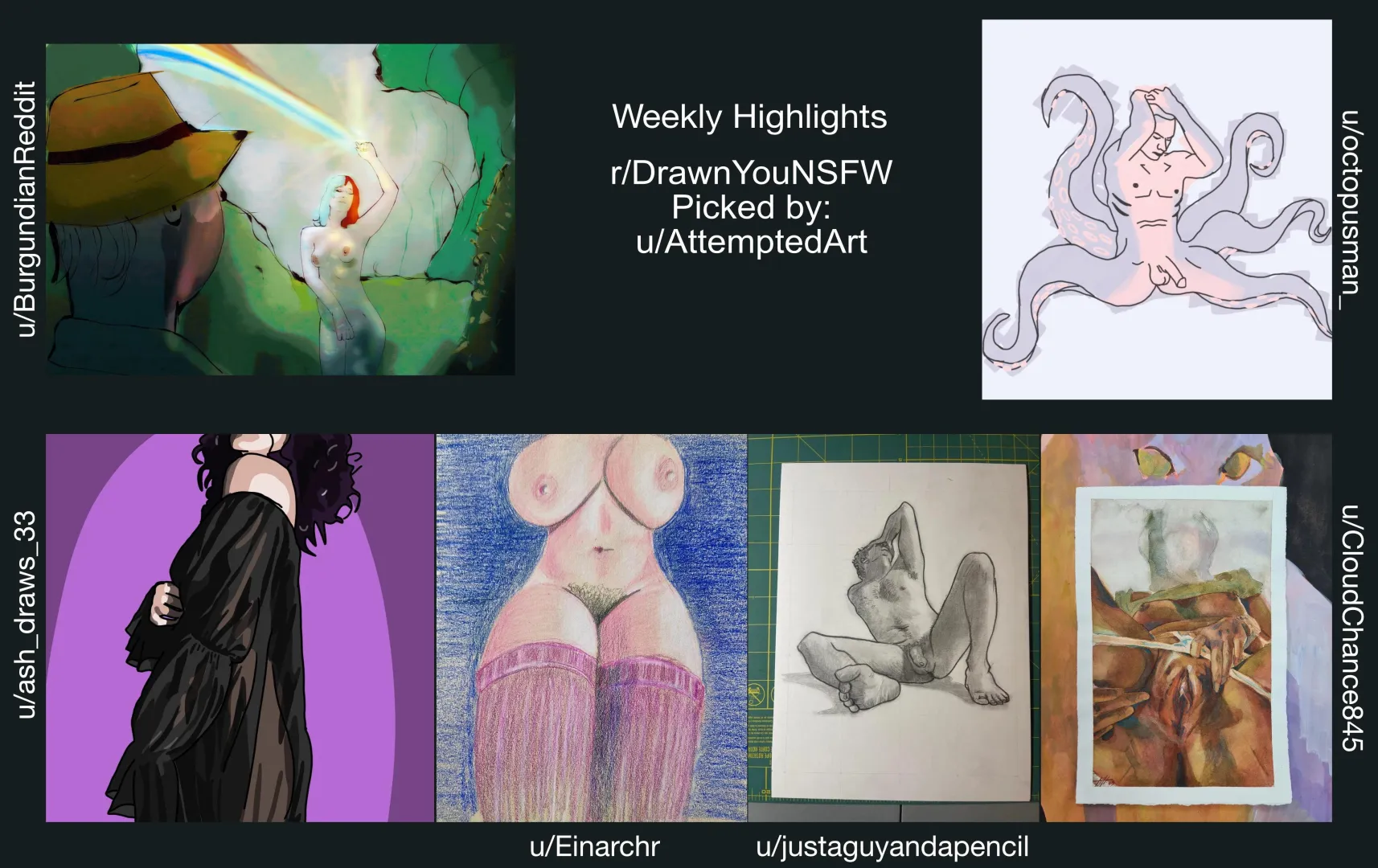 Highlights a la AtteptedArt posted by DrawnYouNSFW