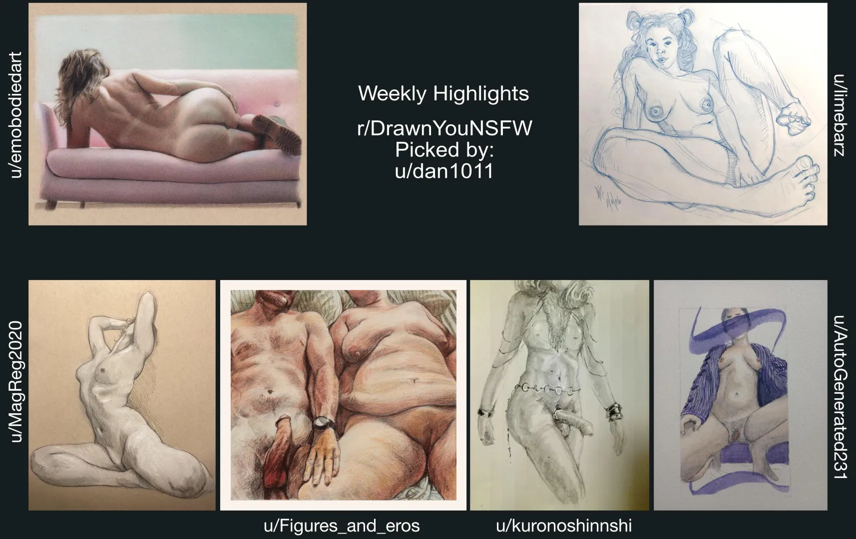 Highlights a la Dan1011 posted by DrawnYouNSFW