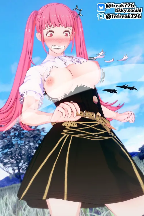 Hilda's Accidental Exposure! [FEFreak726/Art by me] by FEFreak726