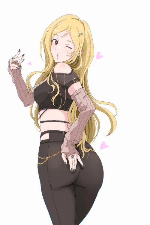 Hip Hop Rio Showing Off Her Booty [Idolmaster] by sd6636