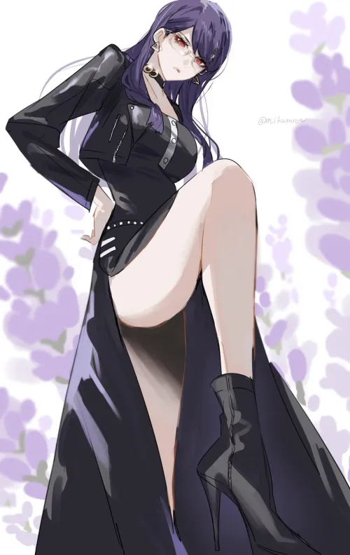 Hiruko looking down [The Hundred Line] (mikuroron) by MartyrOfDespair