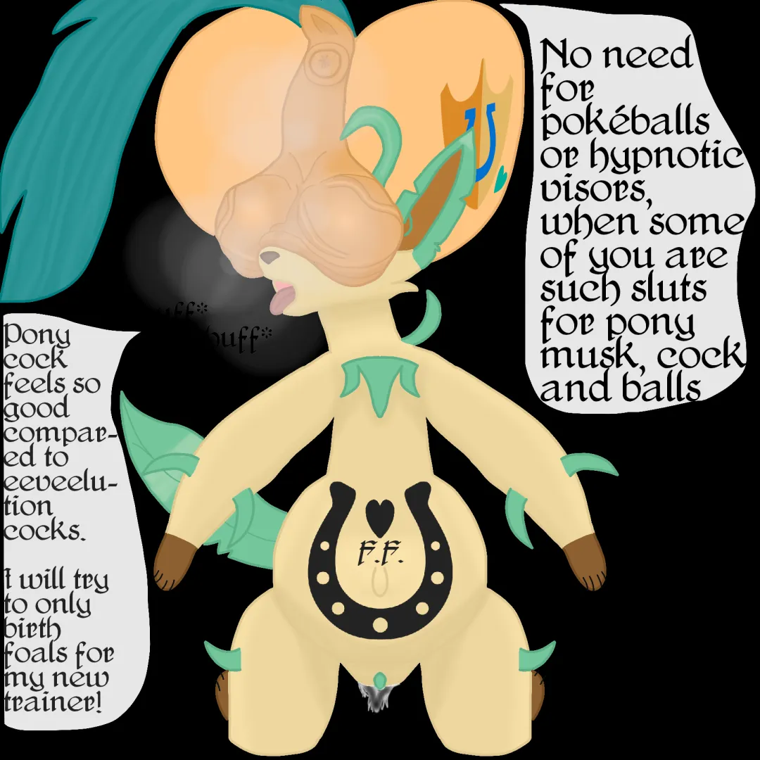 Hitch Trailbrazer dominating a leafeon (OC) posted by Xada_Nep_zealot