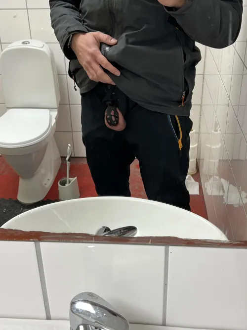 Hockey hall toilet cage check by Beginning-Nature-383