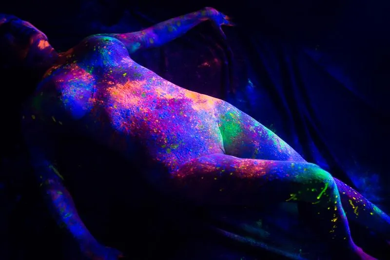 Holi Powder in studio posted by bluestrobephoto