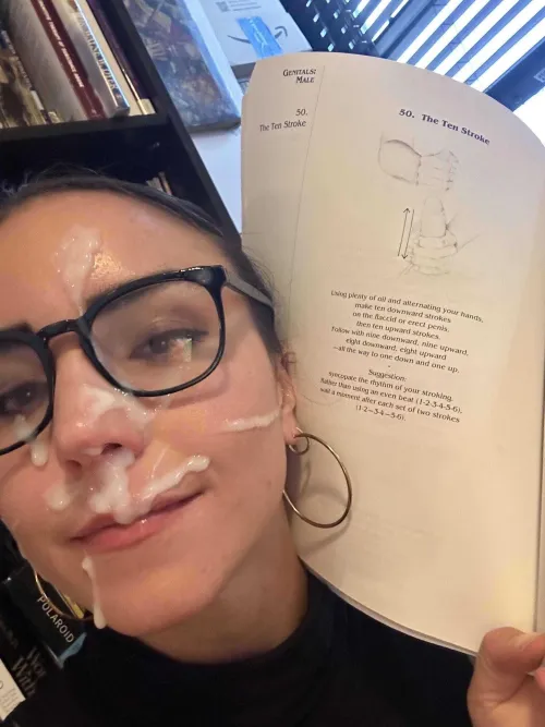 Homework finished. Ended up glazed like a proper little cumslut... by Lanky_Finance_6091