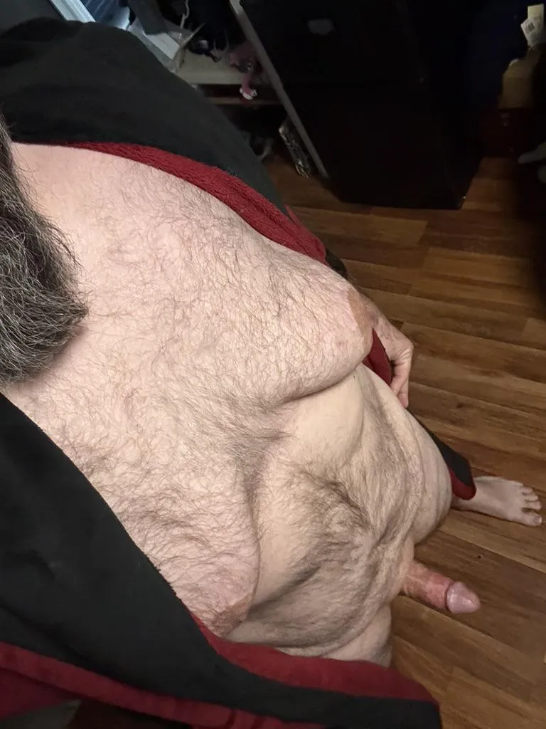 Hope you don't mind if I walk around with an open robe babygirl posted by Creative-Exam8185