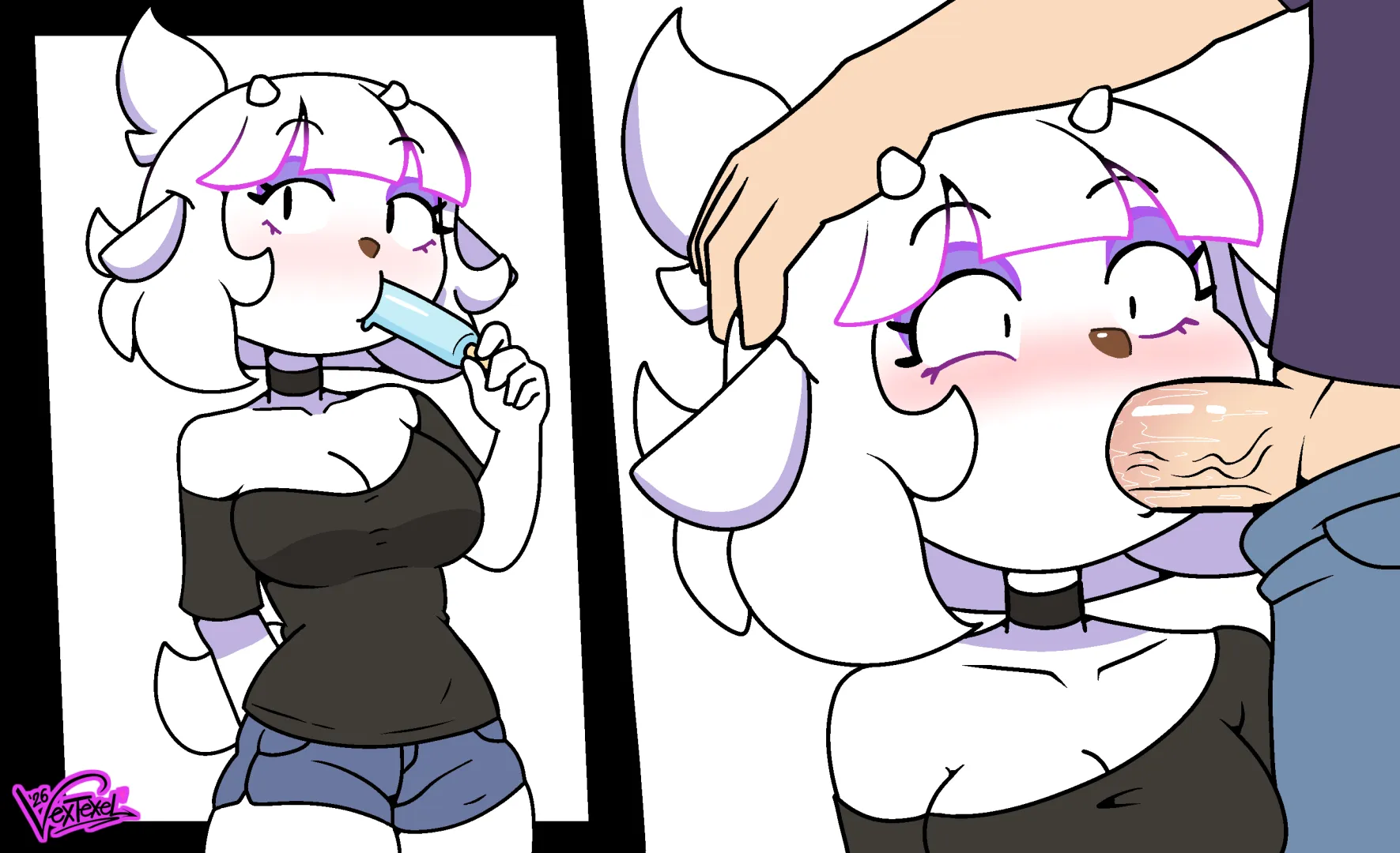 Hope you guys like my lamb OC! (VexTexel) posted by VexTexel