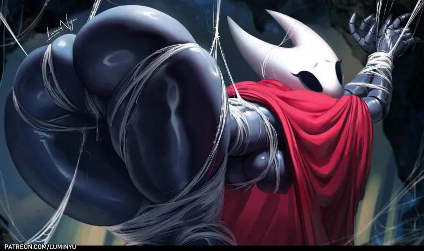 Hornet is all tied up…I really hope no one comes along and gives her what she wants :3 (Luminyu) by CloudStrifess