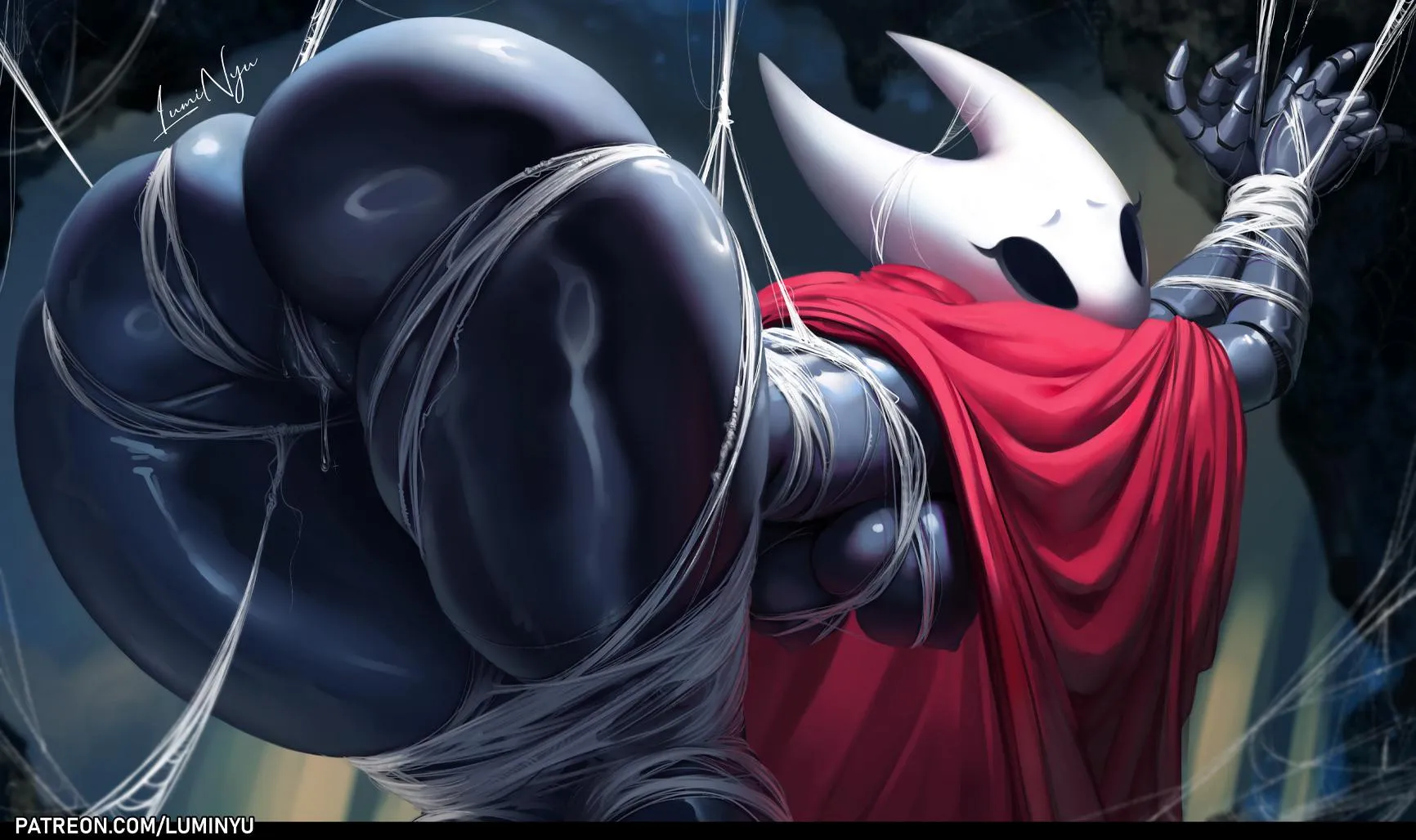 Hornet is all tied up…I really hope no one comes along and gives her what she wants :3 (Luminyu) posted by CloudStrifess