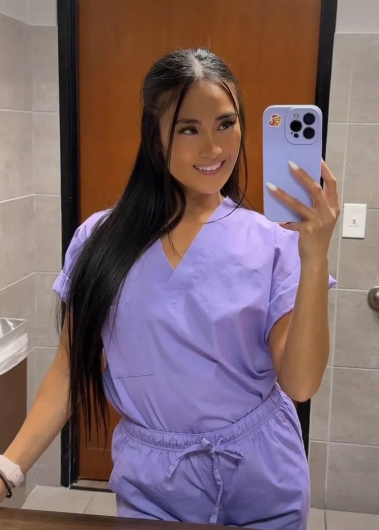 Horny at work, Would you bang this asian Nurse after work? Be honest! posted by nursesunshinexo