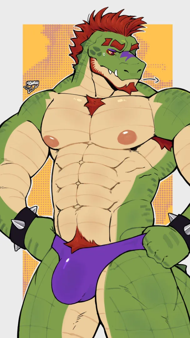 Hot gator (artist is Mr_Sharky02) posted by Organic-Music-4305