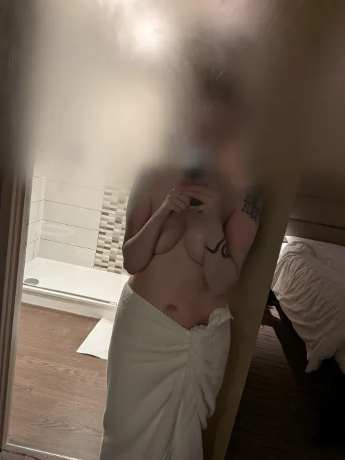 Hotel showers are always better by maith-an-cailin