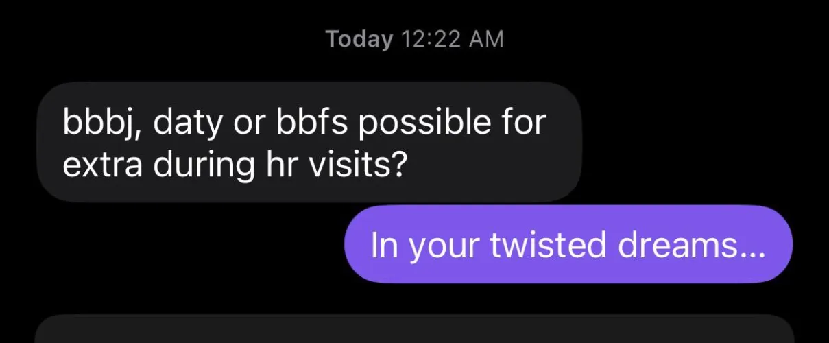 How audacious of him for a 60 minute appointment anyways by antiquesoftware8