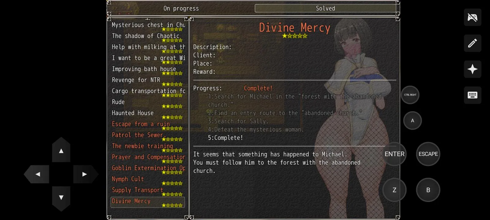 How do I meet with arch mage in nymphomaniac priestess??  posted by Cumdumpster_no7